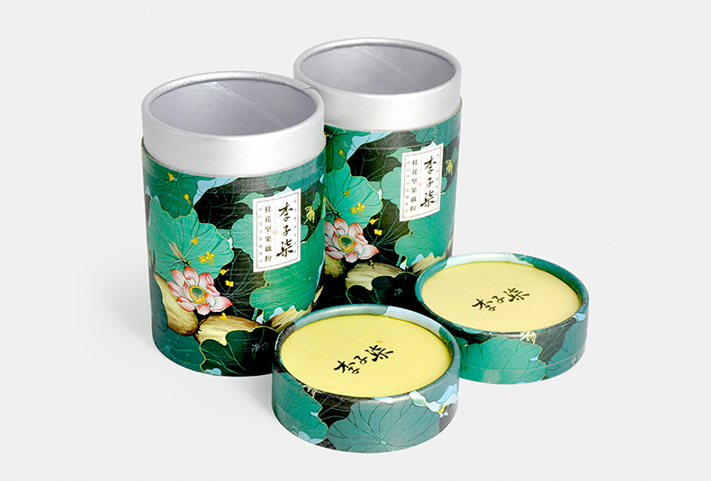 藕粉纸罐